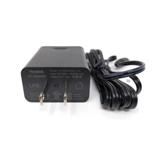 Yealink 5V1.2A (US) Power Supply for WH62WH63 – 330000011037