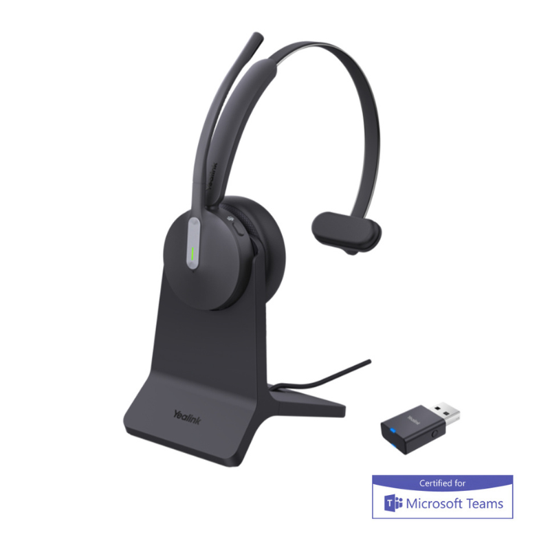 Yealink WH64 Hybrid Mono with Charging Stand Teams – 1208698 - Image 3