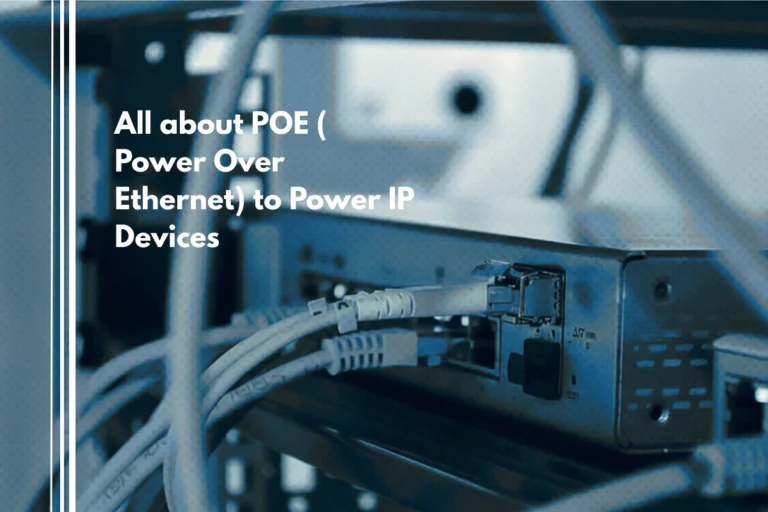 POE ( Power Over Ethernet) to Power IP Devices